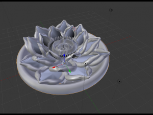 waterlily 3D Modell