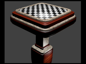 chess table Modelo 3D