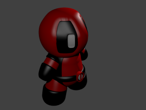 deadpool chibi Modelo 3D