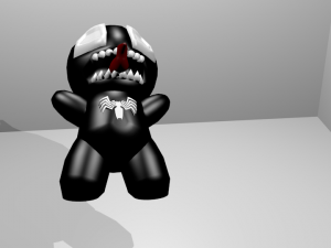 venom chibi 3D 模型
