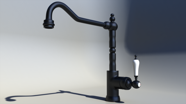 victorian faucet 3D 모델 .c4d .max .obj .3ds .fbx .stl .blend 