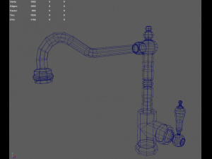 victorian faucet 3D 모델