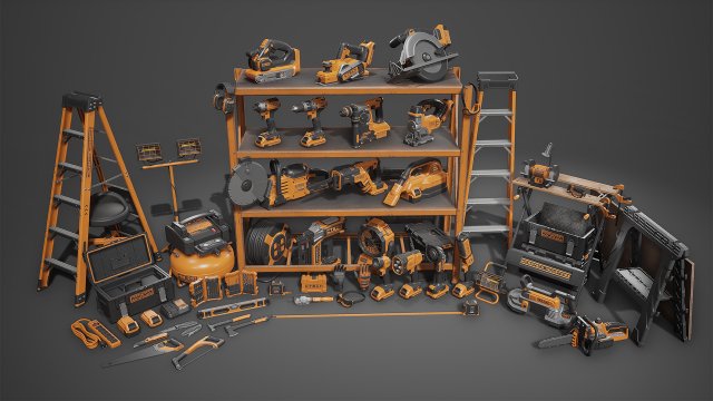 power tools pack 3D in 3DExport