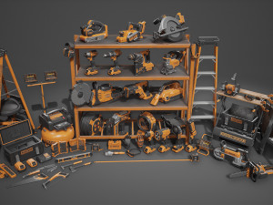 power tools pack Modèle 3D
