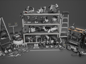 power tools pack Modèle 3D