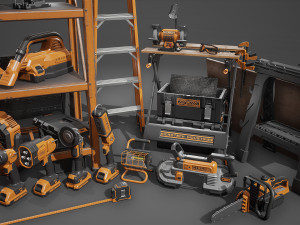 power tools pack Modèle 3D