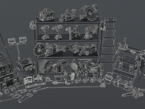 power tools pack Modèle 3D