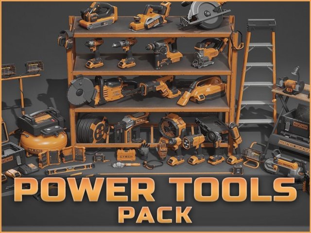 power tools pack 3D