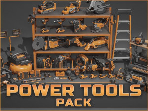 power tools pack 3D Model