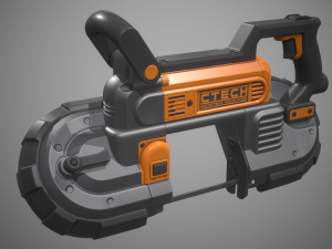 portable band saw Model 3D