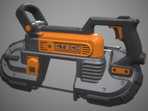 portable band saw Modello 3D