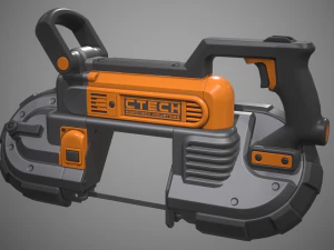 portable band saw 3D Model