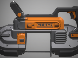 portable band saw Modello 3D