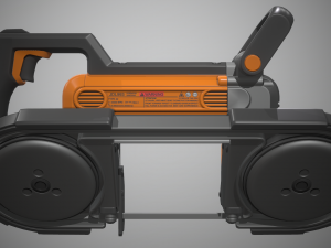 portable band saw Modello 3D
