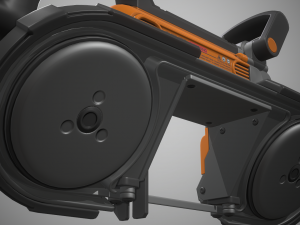 portable band saw Modello 3D