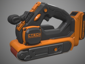 portable belt sander 3D Model