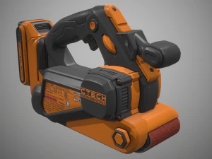 portable belt sander 3D Model