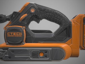 portable belt sander 3D Model