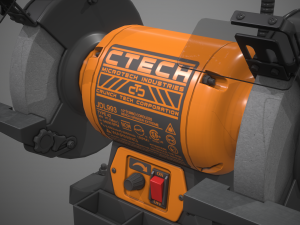 bench grinder Modèle 3D