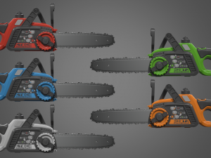 chainsaw Modello 3D