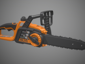 chainsaw Modello 3D