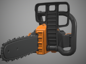 chainsaw Modello 3D