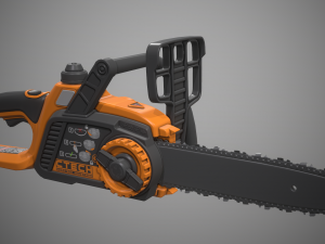 chainsaw Modello 3D