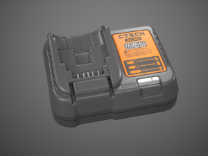 battery charging station 3D-Modell