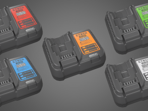 battery charging station 3D-Modell