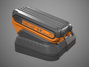 battery charging station 3D-Modell
