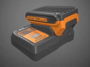 battery charging station 3D-Modell
