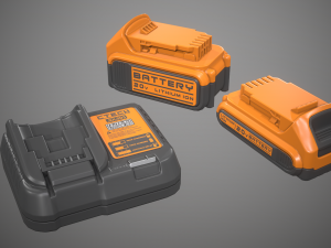 battery charging station 3D Модель