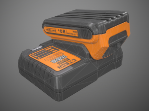 battery charging station 3D-Modell