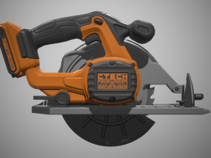 circular saw 3D 모델
