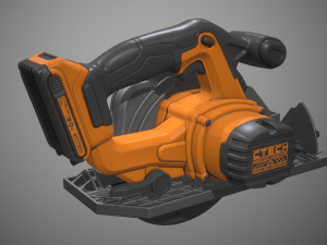 circular saw 3D 모델