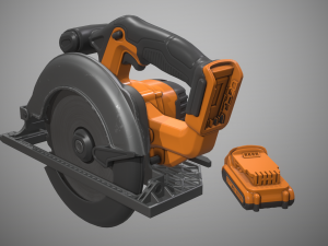 circular saw 3D 모델