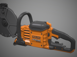 cut off saw 3D Model