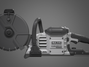 cut off saw 3D Model