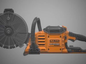 отрезная пила 3D Модель