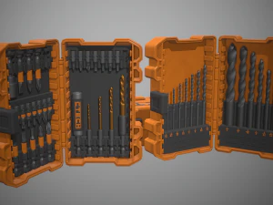 conjunto de broca Modelo 3D