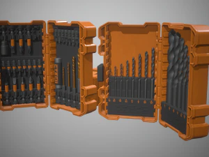 conjunto de broca Modelo 3D