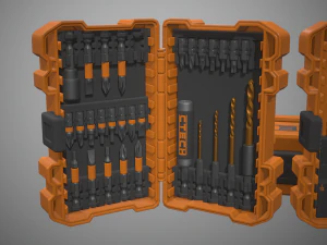 conjunto de broca Modelo 3D