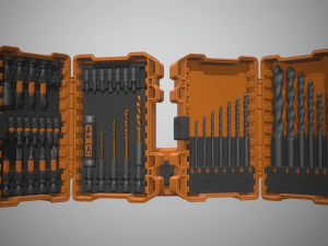 conjunto de broca Modelo 3D