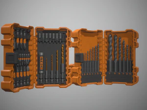conjunto de broca Modelo 3D
