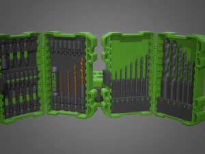 conjunto de broca Modelo 3D