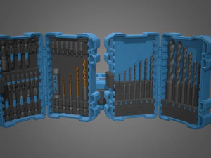 conjunto de broca Modelo 3D