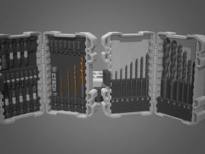 conjunto de broca Modelo 3D