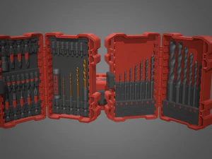 conjunto de broca Modelo 3D
