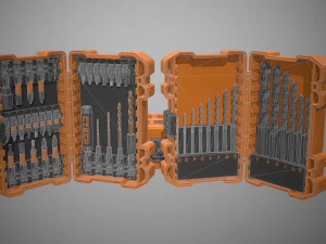conjunto de broca Modelo 3D