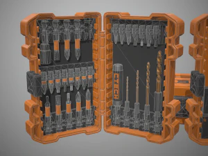conjunto de broca Modelo 3D